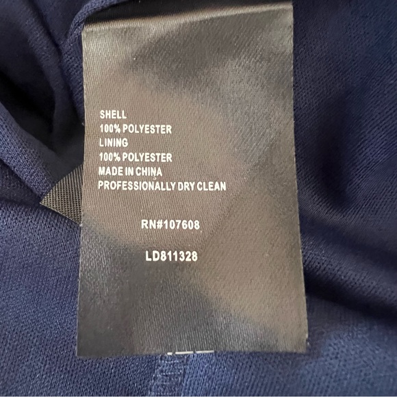 Laundry by Shelli Segal Los Angeles Blue Bell Sleeve Dress B17/35 - Picture 6 of 9